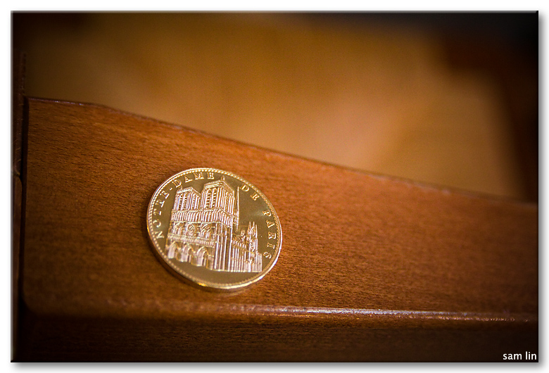 Notre Dame souvenir coin
